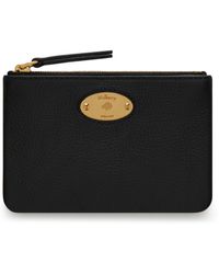 Mulberry - Plaque Small Leather Zip Coin Pouch - Lyst