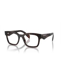 Prada - 53Mm Rectangle Optical Glasses - Lyst