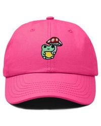 Alix - Mushroom Frog Embroidered Hat - Lyst