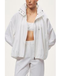 Nocturne - Oversized Zip-Front Jacket - Lyst