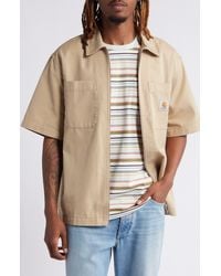 Carhartt - Zip-up Short Sleeve Shirt - Lyst
