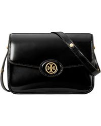 Tory Burch - Robinson Spazzolato Leather Shoulder Bag - Lyst
