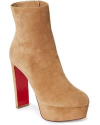 Christian Louboutin - Loo Platform Bootie - Lyst