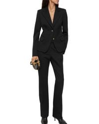 Burberry - Grain De Poudre Wool Tailored Trousers - Lyst