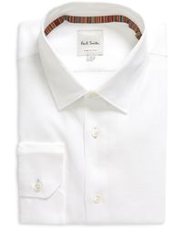 Paul Smith - Tailored Fit Linen Dress Shirt - Lyst