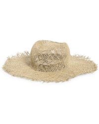Nordstrom - Seagrass Raw Edge Straw Hat - Lyst