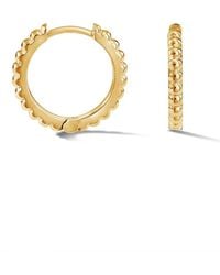 Dower & Hall - Medium Dotty Huggie Hoops - Lyst