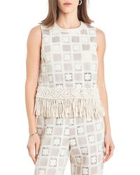 English Factory - Crochet Lace Patchwork Tank - Lyst