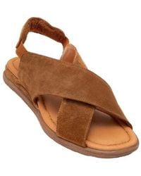Forever & Always Shoes - Broods Elastic Leather Slip On Sandals - Lyst