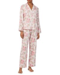 Ralph Lauren - Print Cotton Blend Pajamas - Lyst