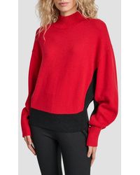 DKNY - Colorblock Turtleneck Sweater - Lyst