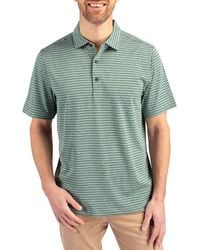 Cutter & Buck - Forge Heather Stripe Recycled Blend Polo - Lyst