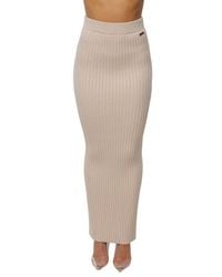 JLUXLABEL - Soft Reset Ribbed Skirt - Lyst