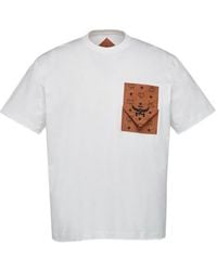 MCM - Monogram Patch Pocket T-Shirt - Lyst