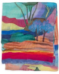 Echo - Painterly Landscape Wrap - Lyst