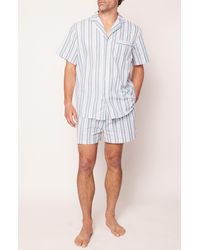 Petite Plume - Vintage Stripe Cotton Short Pajamas - Lyst