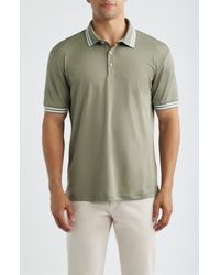 Swannies - Thatcher Tipped Performance Polo - Lyst