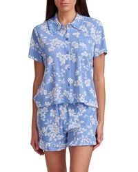 Splendid - Ruffle Collar Short Pajamas - Lyst