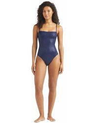 Vilebrequin - Sparkling Bustier One-Piece Relief Swimsuit - Lyst