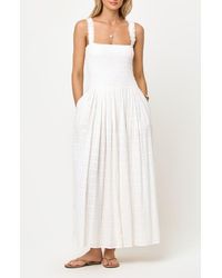 LSPACE - Wren Cotton Maxi Cover-Up Dress - Lyst