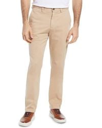 Johnston & Murphy - Flat Front Chinos - Lyst