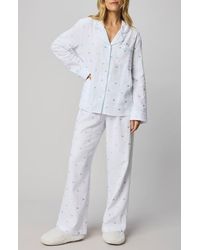Splendid - Lottie Love Cotton Gauze Pajamas - Lyst