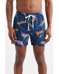 Chubbies - The King Of The Seas Classic Lined 5.5-Inch Swim Trunks - Lyst