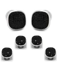 Cufflinks Inc. - Pave Crystal Shirt Studs & Cuff Links - Lyst