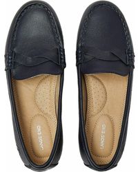 Lands' End - Comfort Leather Slip On Loafer Shoes - Lyst