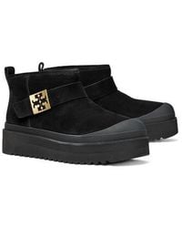 Tory Burch - Mellow Genuine Shearling Lined Platform Boot - Lyst