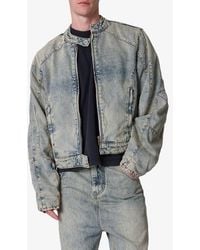 MNML - Moto Denim Jacket - Lyst