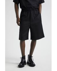Jacquemus - Le Bermuda Juego Oversize Wool Shorts - Lyst