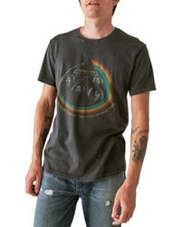 Lucky Brand - Pink Floyd Rainbow Graphic T-shirt - Lyst