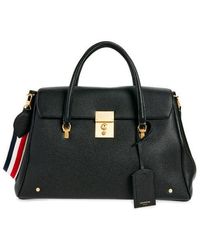 Thom Browne - Mr. Thom Soft Pebble Grain Leather Luggage Bag - Lyst