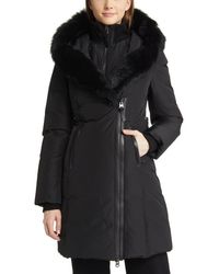 Mackage - Kay Hooded Down Shearling Coat - Lyst