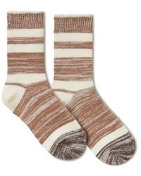 ÉTERNE - Heather Striped Socks - Lyst