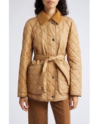 Burberry - Penston Quilted Field Jacket - Lyst