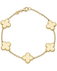 DEVATA - Clover Chain Bracelet - Lyst
