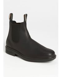 1313 chisel toe chelsea boots in brown