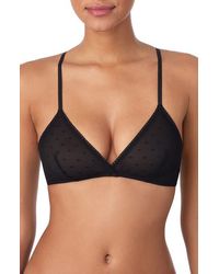 DKNY - Heart Mesh Bralette - Lyst