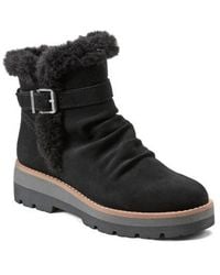 Earth - Yara Waterproof Faux Fur Lined Bootie - Lyst