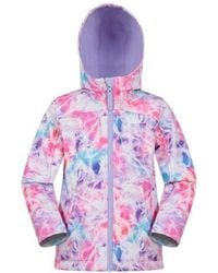 Mountain Warehouse - Childrens/Kids Patterned Water Resistant Soft Shell Jacket - Lyst