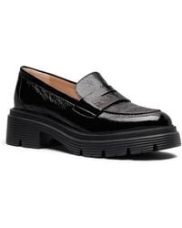 Stuart Weitzman - Hudson Lite Lugged Platform Penny Loafer - Lyst