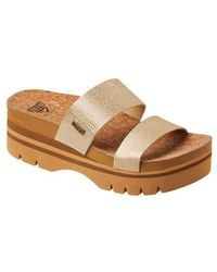 Reef - Cushion Vista Higher Platform Slide Sandal - Lyst