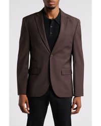 Open Edit - Solid Slim Fit Wool Blend Sport Coat - Lyst