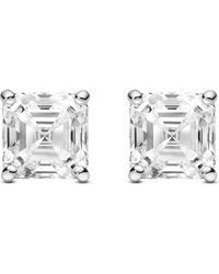 LIGHTBOX - 4-Carat Asscher Cut Lab Grown Diamond Stud Earrings - Lyst