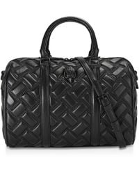 Kurt Geiger - Kensington Boston Drench Quilted Leather Duffle Bag - Lyst