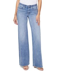 nydj wide leg trouser jeans