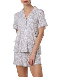 Splendid - Notch Collar Short Pajamas - Lyst