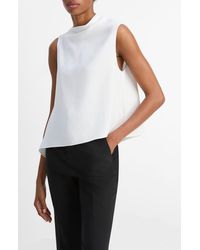 Vince - Asymmetric Drape Sleeveless Top - Lyst